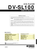 Yamaha DVSL-100 - Service Manual 